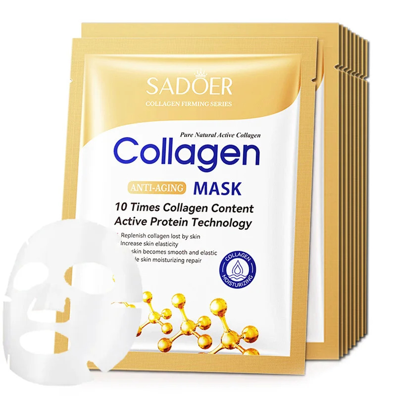 10개입 안티에이징 콜라겐 페이스 시트 마스크 - 보습 - Sheet Mask Collagen 리뷰 및 가격